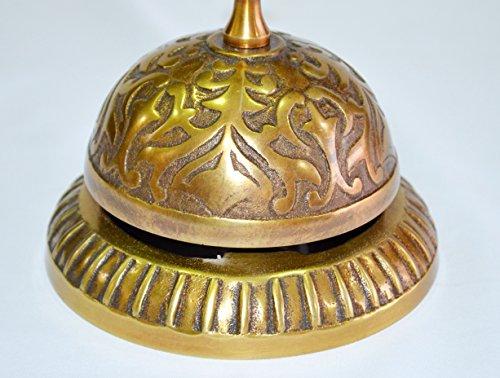 Marine Nautical Store Antique Brass Victorian Style Desk Bell Service Desk Bell Counter Bells Hotel