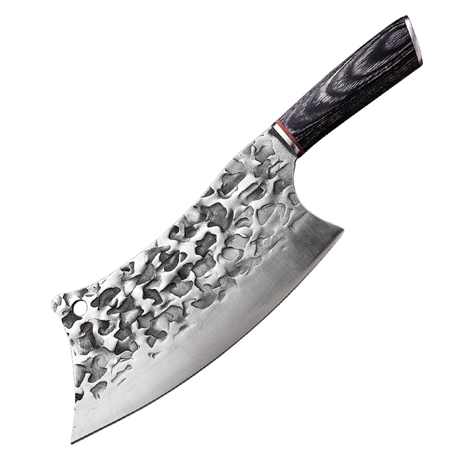 LIUJOU LIUJOU Forged Boning Knife, Handmade Meat Cleaver, Japanese High Carbon Steel Slicing Knife, Butcher Knife