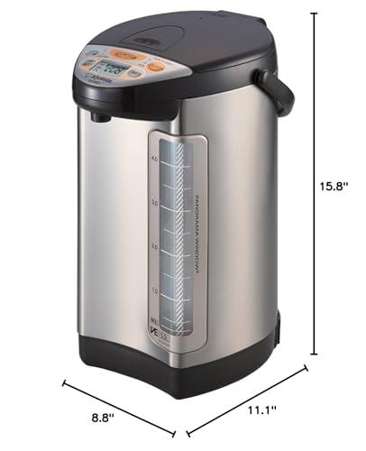 Zojirushi America Corporation Zojirushi CD-CC50 VE Hybrid Water Boiler and Warmer (169oz, Dark Brown)