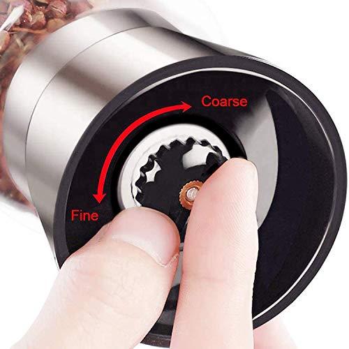Cuisinox Cuisinox Premium Salt and Pepper Mill and Spice Grinder with Ceramic Mechanism, 4" x 5", Black