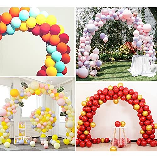 QPEY Balloon Arch kit with Base, 9Ft Tall &10Ft Wide Adjustable Balloon Arch Stand Party Backdrop Decoration Tool for Wedding Birthday Baby Shower Halloween Christmas Party