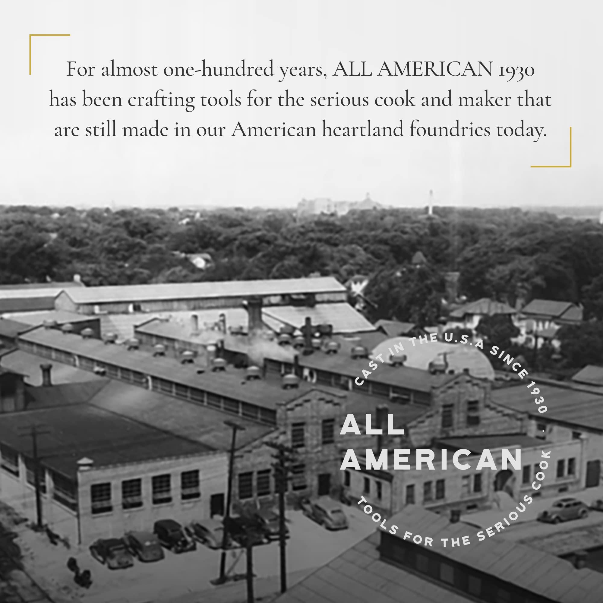 All American All American 1930 - 41.5qt Pressure Cooker/Canner (The 941) - Exclusive Metal-to-Metal Sealing System - Easy to Open & Close - Suitable for Gas or Electric Stoves - Made in the USA