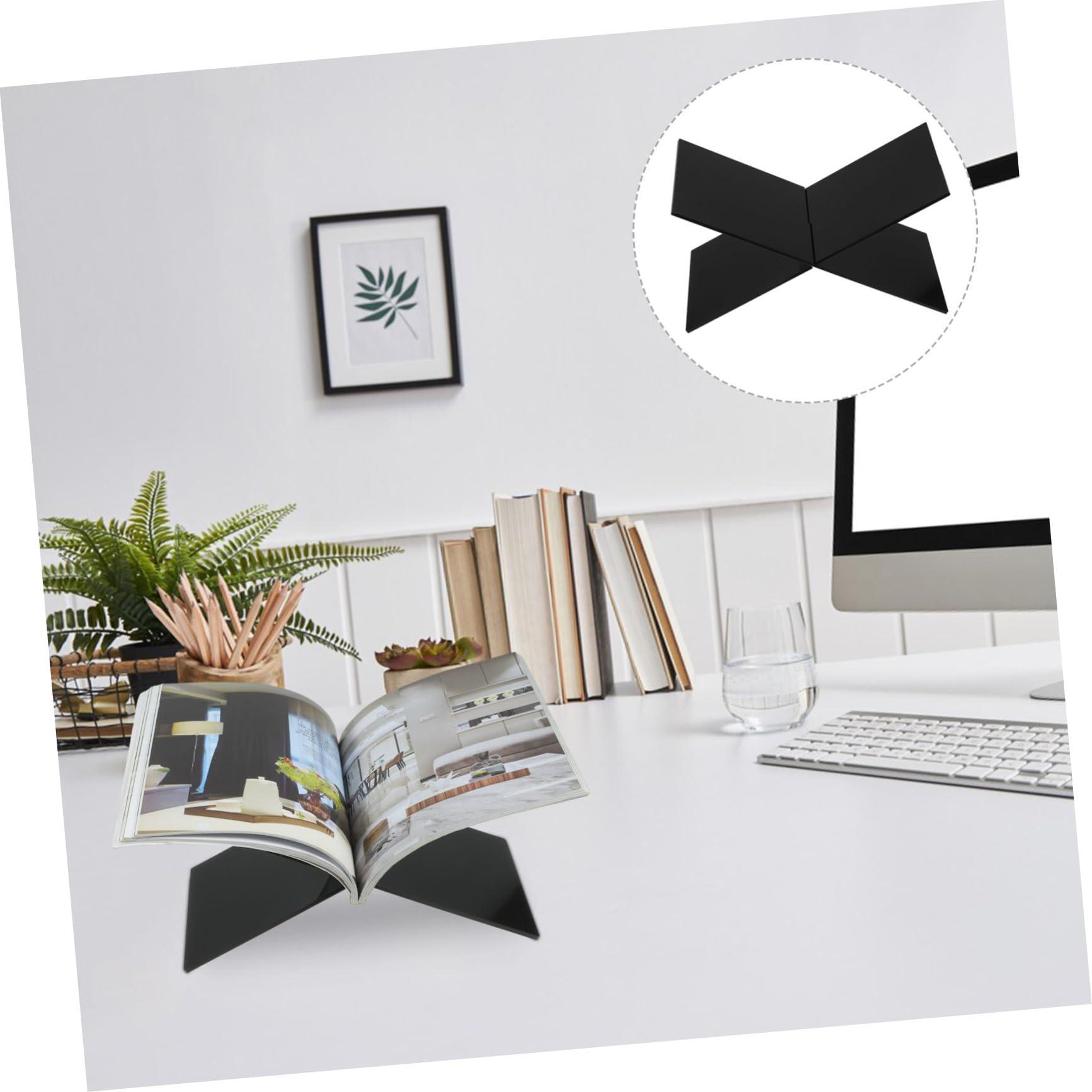 UTHCLO UTHCLO Cookbook Stand Kitchen Counter Book Holder for Desk Acrylic Book Stand Recipe Book Holder Easy to Use Book Organizer