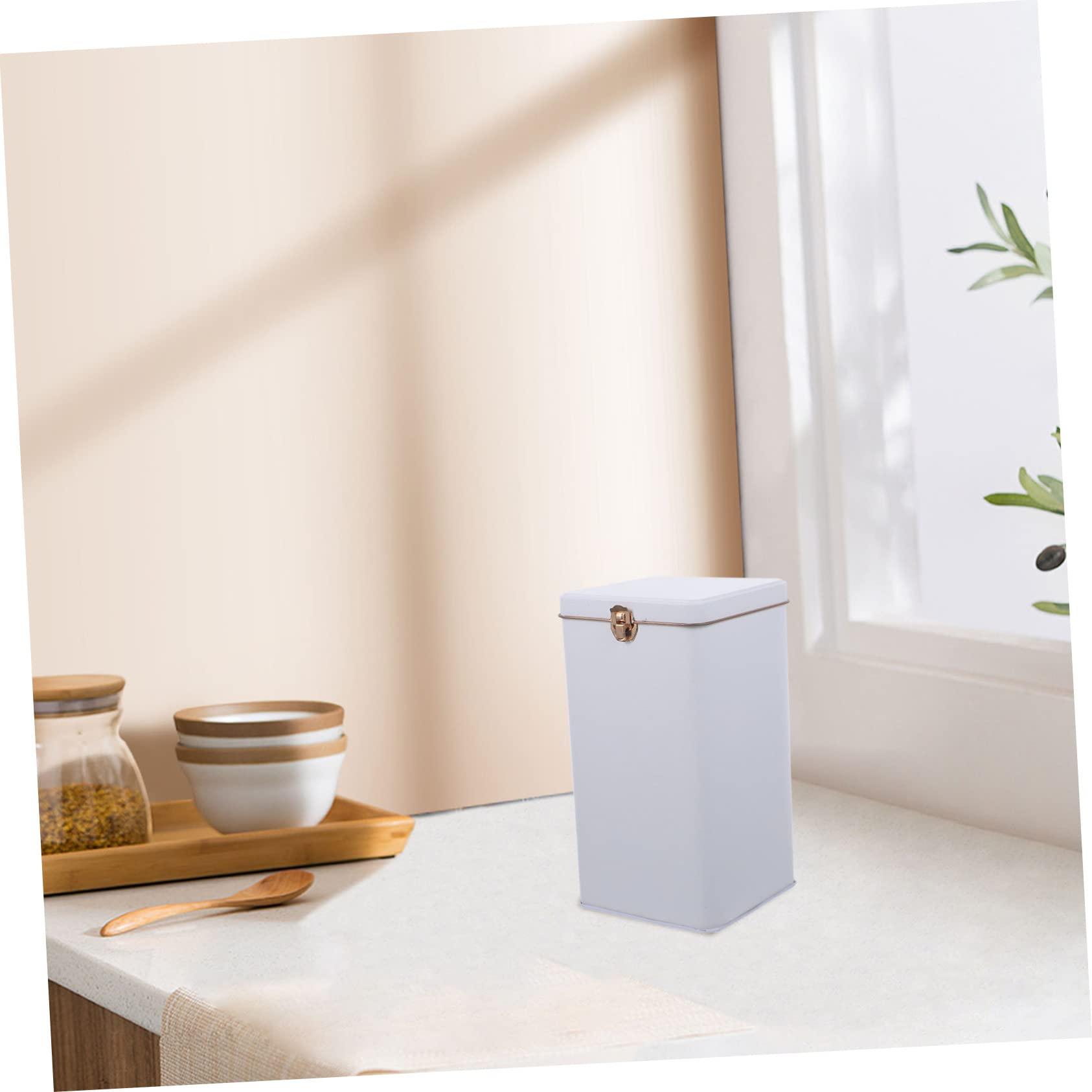 Zerodeko Tea Tea Storage Containers Tea Container Canister with Airtight Lids Tea Bag Storage Jar Food Storage Container Food Storage Jar Tea Tin Canister Tea Storage Canister