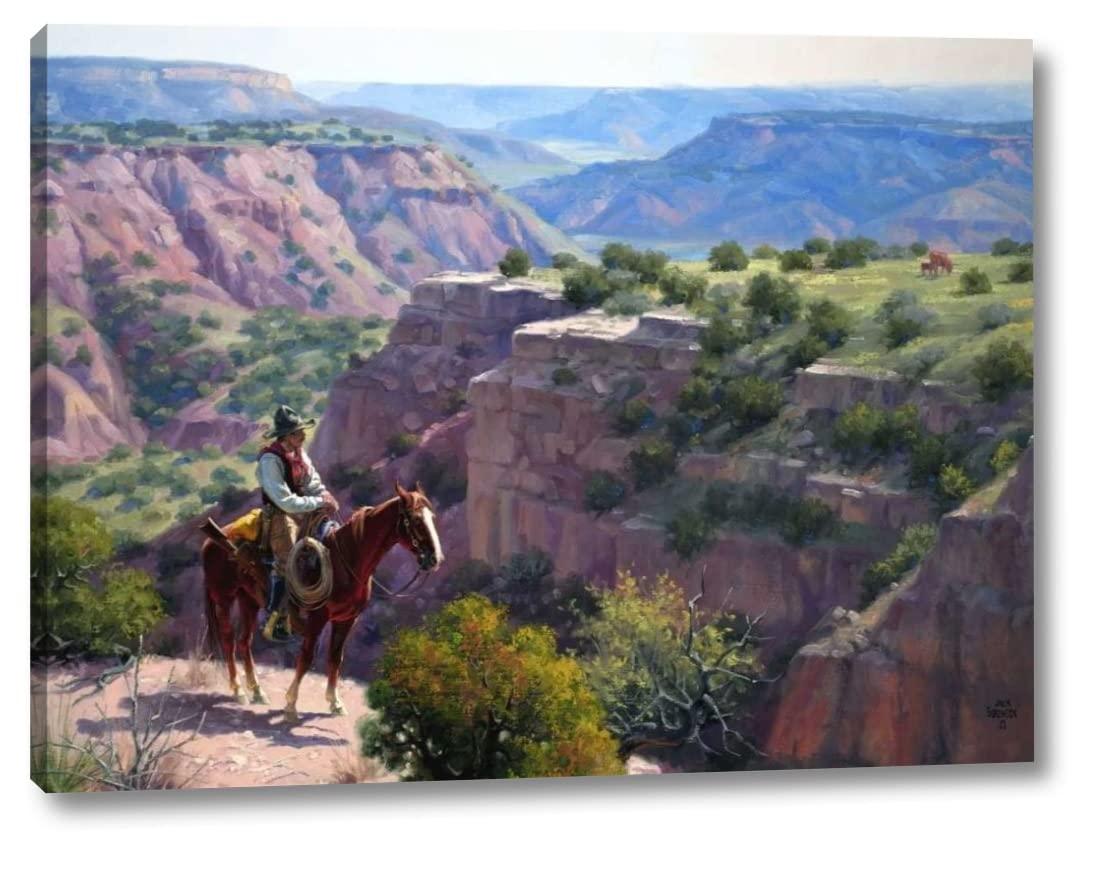 Canvas Art USA Hard to Get To by Jack Sorenson - 23\" x 30\" Canvas Art Print Gallery Wrapped - Ready to Hang
