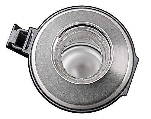 Isosteel Isosteel VA-9562DQ 1.0 L Duo Vacuum-Insulated Flask with Quickstop Single-Hand Pouring System and 2 Screw-Off Drinking Cups, 18/8 Stainless Steel