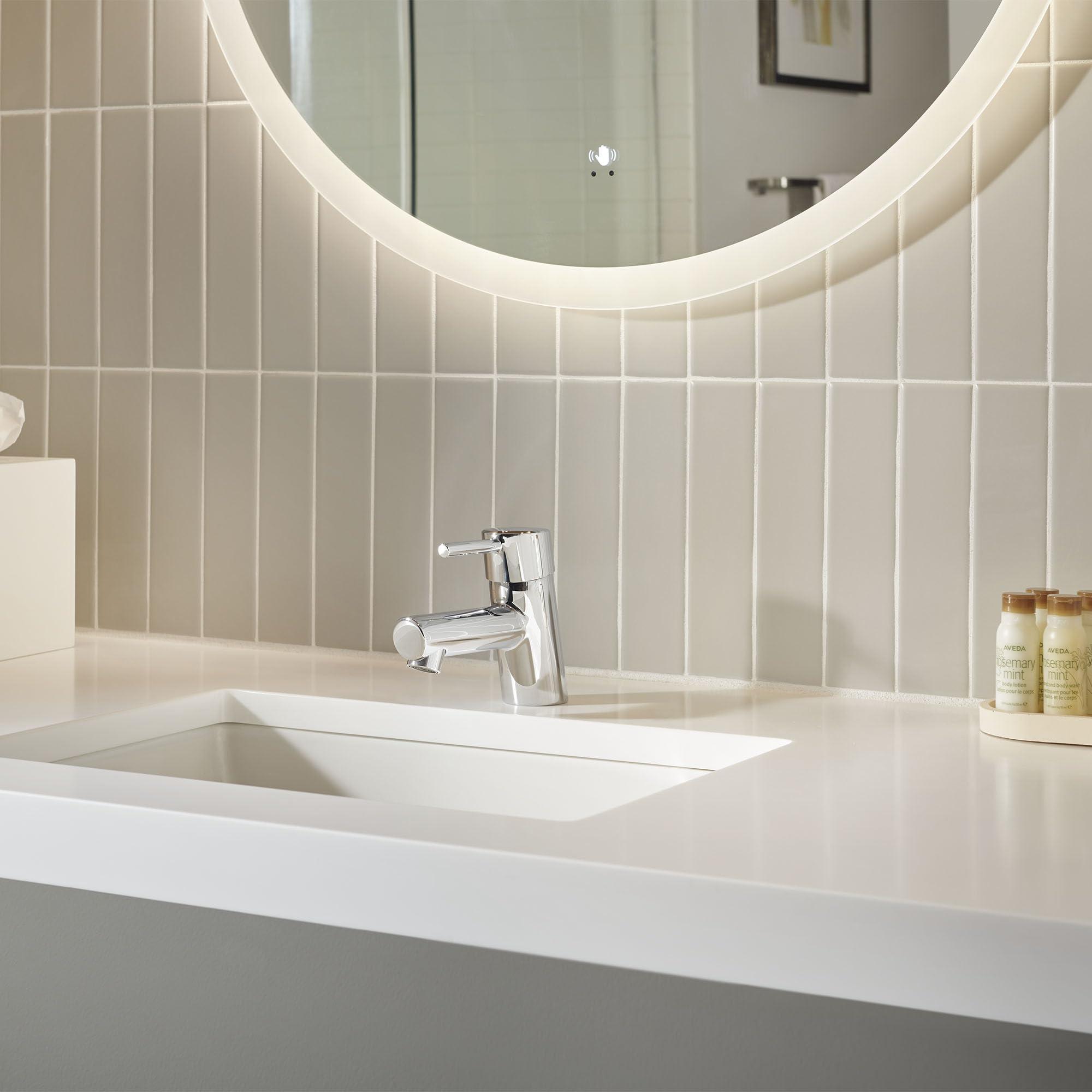 GROHE GROHE 34702001 Concetto, Single Hole Single-Handle XS-Size Bathroom Faucet 1.2 GPM, Chrome