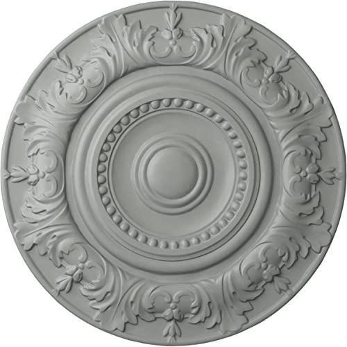 Ekena Millwork Ekena Millwork CM20BX Biddix Ceiling Medallion, 20 7/8"OD x 1 1/4"P (Fits Canopies up to 7 1/2"), Factory Primed