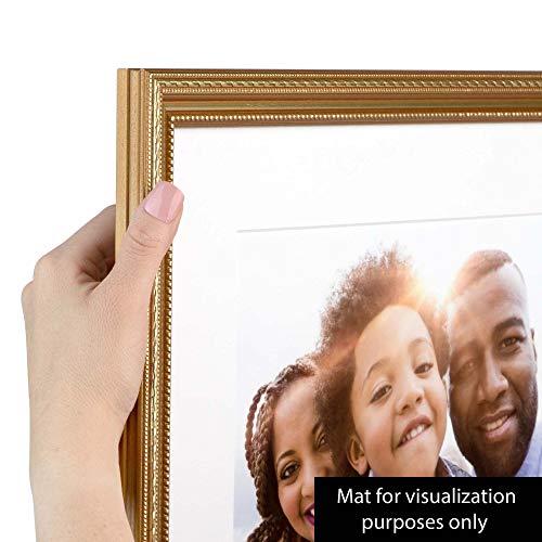 ArtToFrames ArtToFrames 20x27 inch Gold Wood Picture Frame, 2WOM80801-GLD-20x27, 20 x 27