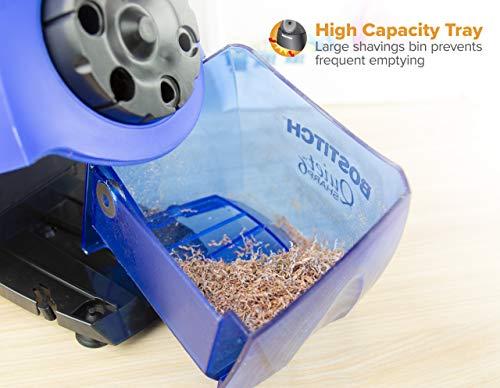 Bostitch Office Bostitch Office QuietSharp 6 Electric Pencil Sharpener, Heavy Duty Classroom Sharpener, Size Selector with 6 Different Sizes, Perfect for Classroom and Homeschool Use, Blue