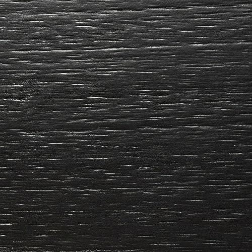 Mellow Mellow Naturalista Grand 12 Inch Solid Wood Platform Bed with Wooden Slats, Easy Assembly, Queen, Black