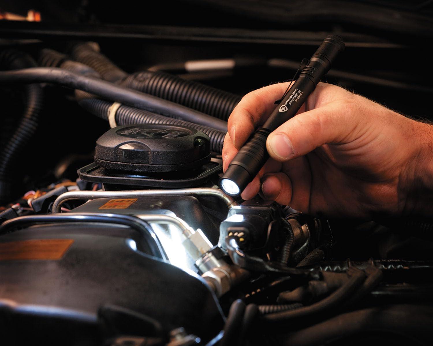 Streamlight Streamlight 66118 Stylus Pro 100-Lumen Penlight with 2 AAA Alkaline Batteries, Black