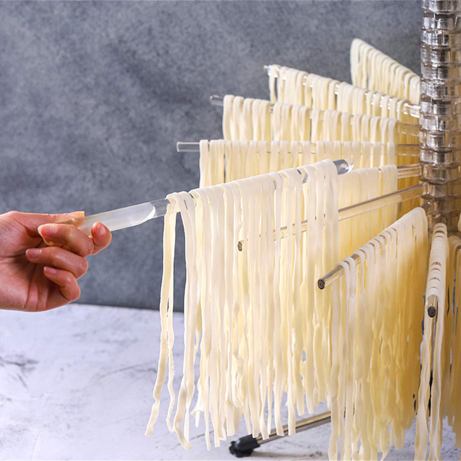 ZHENZQ ZHENZQ Pasta Drying Rack Stainless Steel Spaghetti Dryer Stand Kitchen Noodles Drying Holder Hanger
