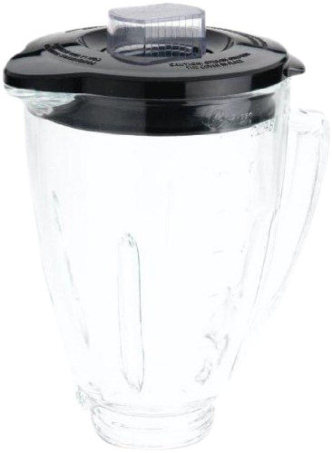 Oster Oster Blender 6-Cup Glass Jar, Lid, Black and clear