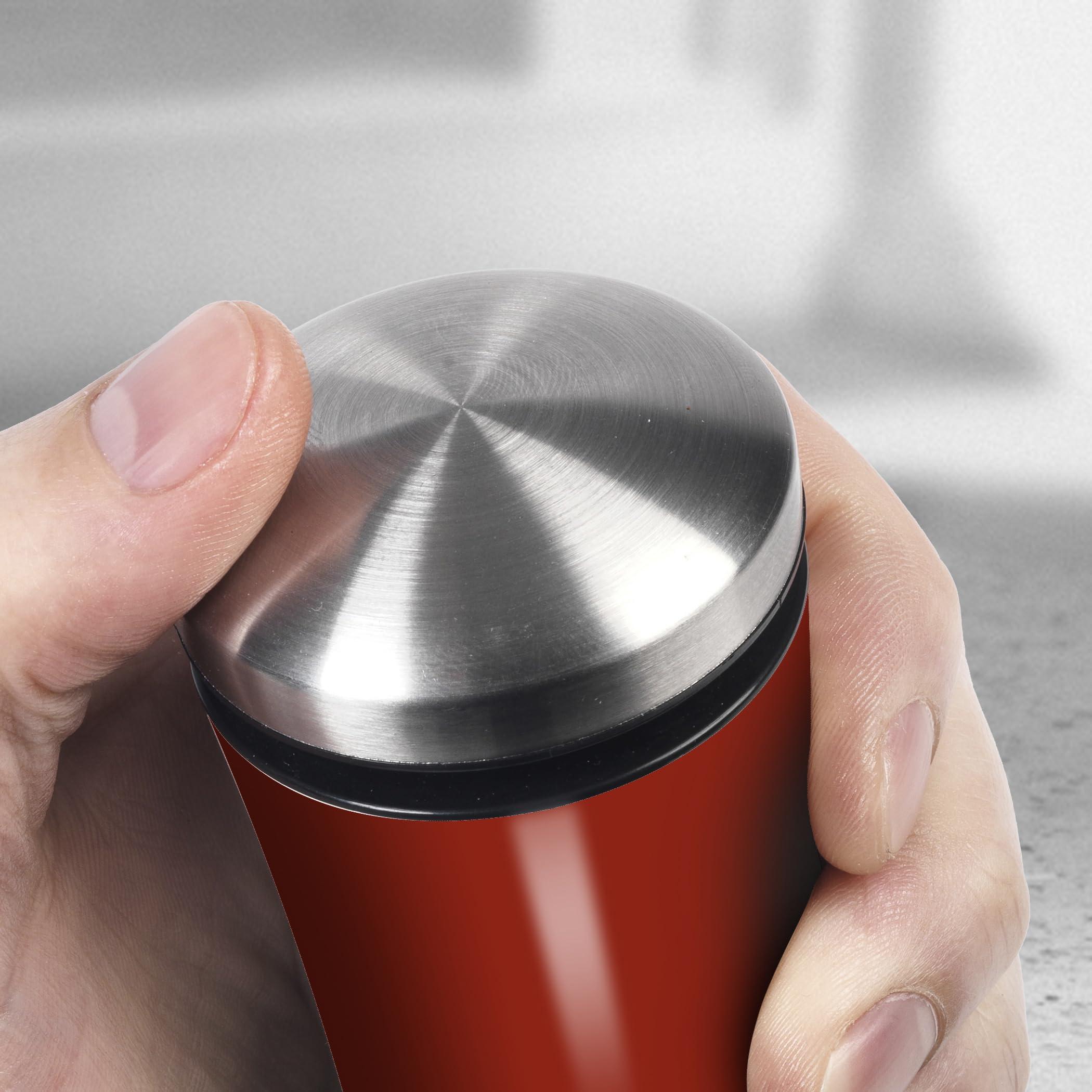 Morphy Richards Morphy Richards 974221 Accents Electronic Salt and Pepper Mill Set, Stainless Steel, Red