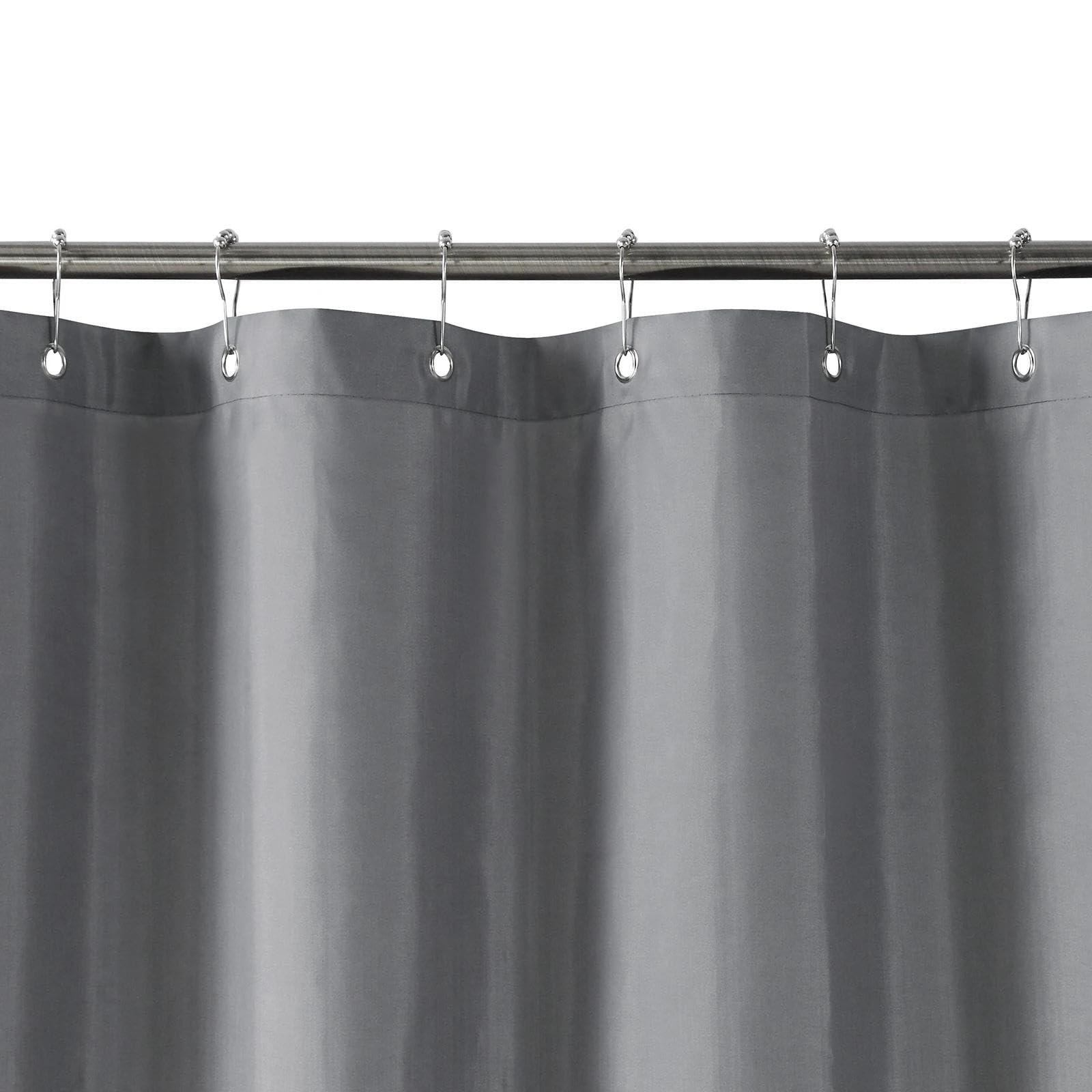 HOLEILUCK HOLEILUCK Grey Shower Curtains for Bathroom Shower Curtains Solid Gray Polyester Fabric Decoratived Modern Grey Shower Curtain 3D Shower Curtain Extra Long Shower Curtains 31x84in/WxL
