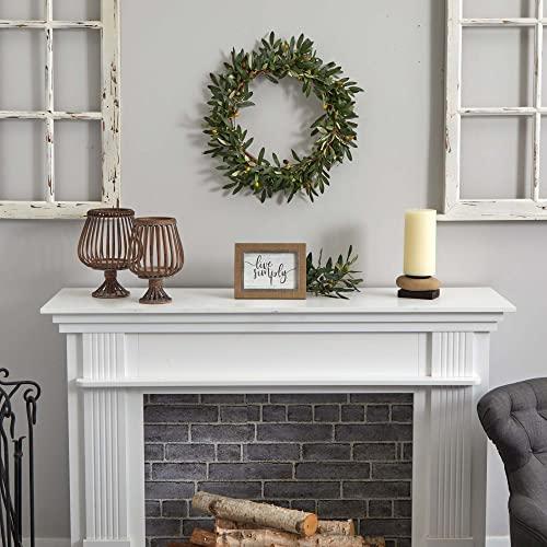 Nearly Natural Nearly Natural 20in. Artificial Olive Wreath