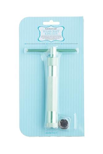 Kitchen Craft KitchenCraft Sweetly Does It Fondant Extruder for Sugar Craft, Metal, Icing Gun with 20 Discs