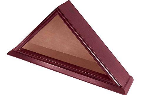 DECOMIL DECOMIL- 5x9 Burial/Funeral/Veteran Flag Display Case Shadow Box with Cherry Finish