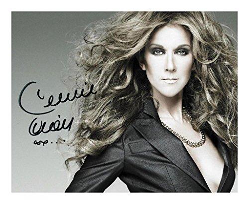 Photo Photo Celine Dion Signed Autographed 8 x 10