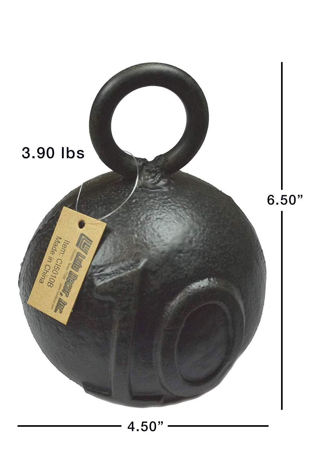 Lulu Decor Lulu Decor Cast Iron Decorative Door Stop, 4 lbs Heavy Door Stopper, Elegant Door Weight for Home, Office, Kitchen, Patio, Securely Holding Doors Open (No10)