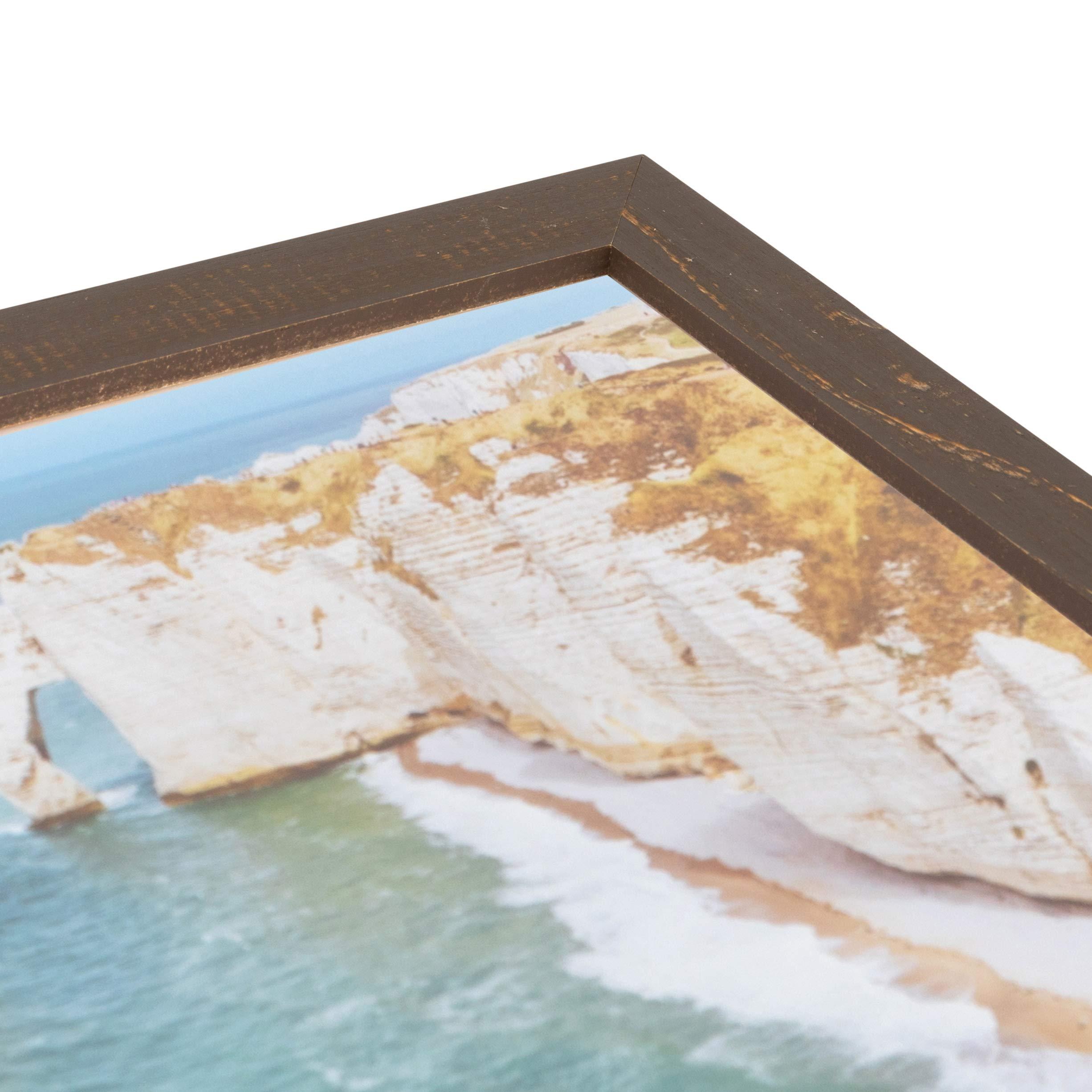 HAUS AND HUES HAUS AND HUES 24x36 Gold Picture Frames - Set of 4 24 by 36 Poster Frames, Large Picture Frames 24x36, 24x36 Poster Frames, Movie Poster Frame 24x36, 24x36 Gold Poster Frame (Gold Aluminum Frames)