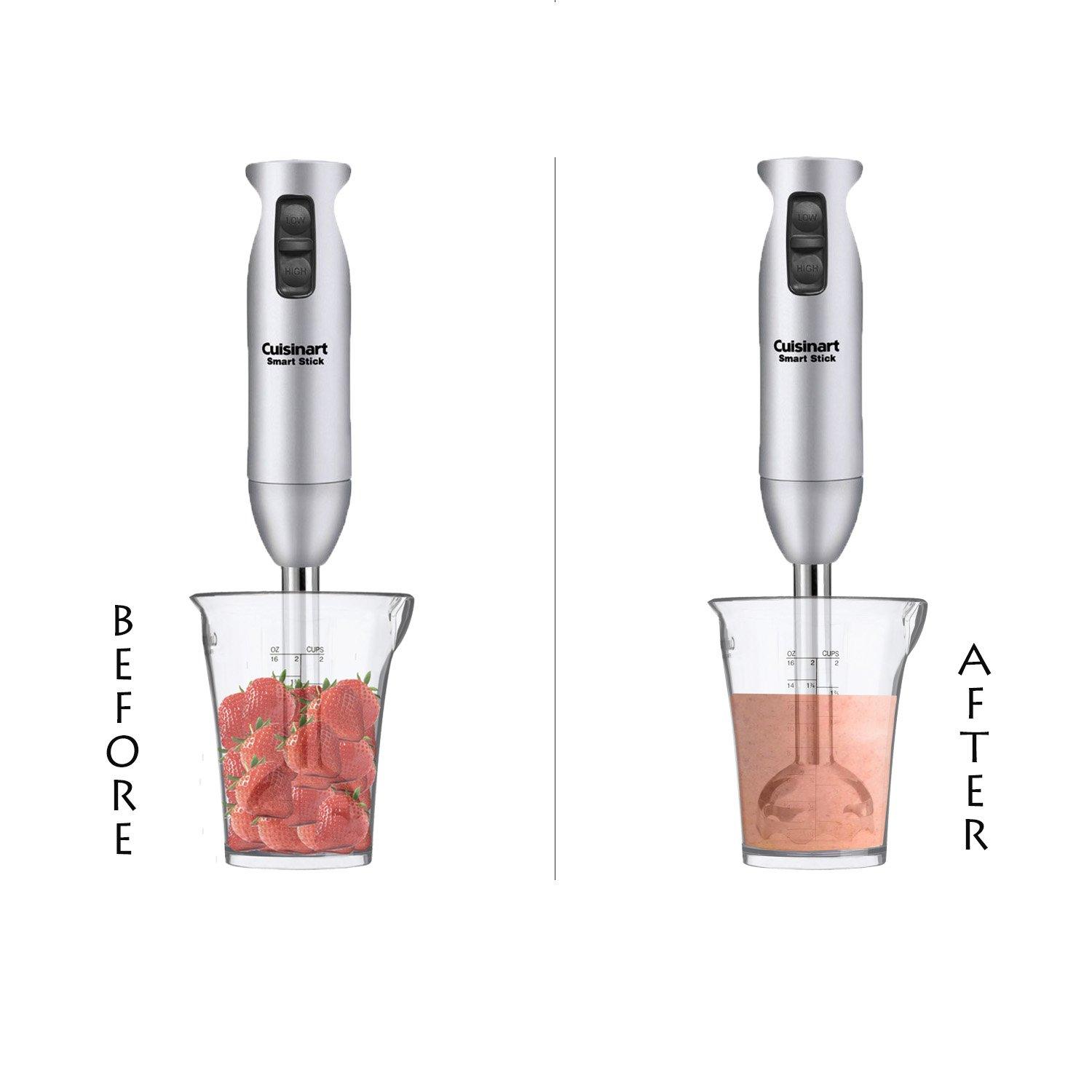 Cuisinart Cuisinart CSB-75BC Smart Stick 200 Watt 2 Speed Hand Blender, Brushed Chrome