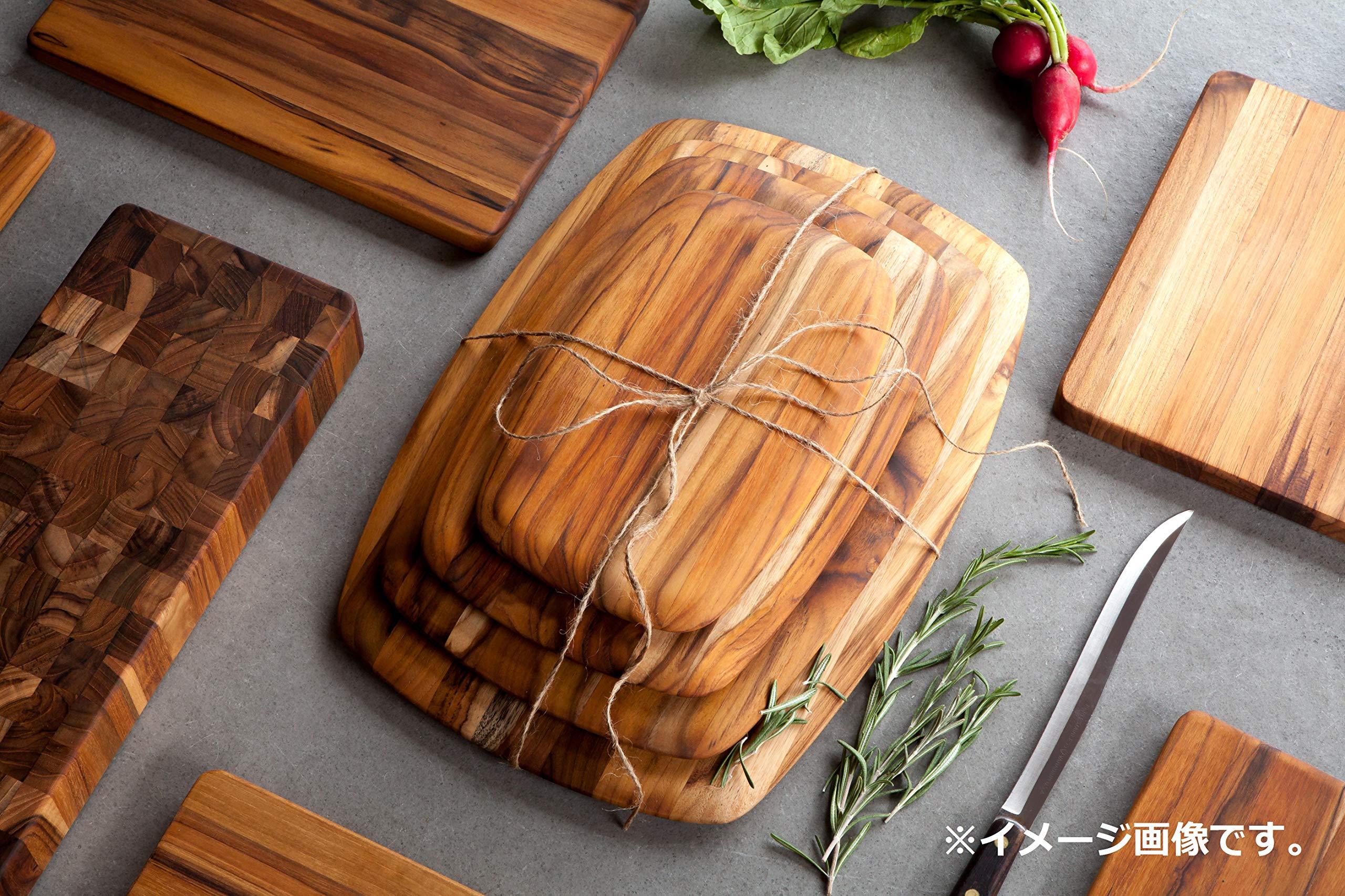 Teakhaus Teakhaus Cutting Board, Wood, Brown, 30.5 x 20 x 1.4 cm