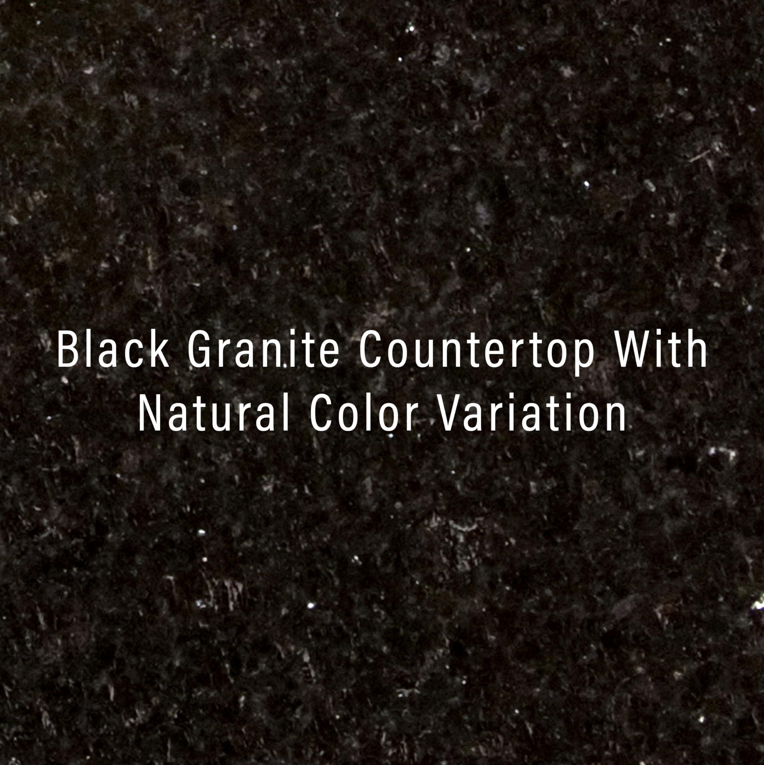 Crosley Furniture Crosley Furniture Alexandria Granite Top Small Portable Rolling Kitchen Island Storage Cart, Microwave Stand, Mahogany