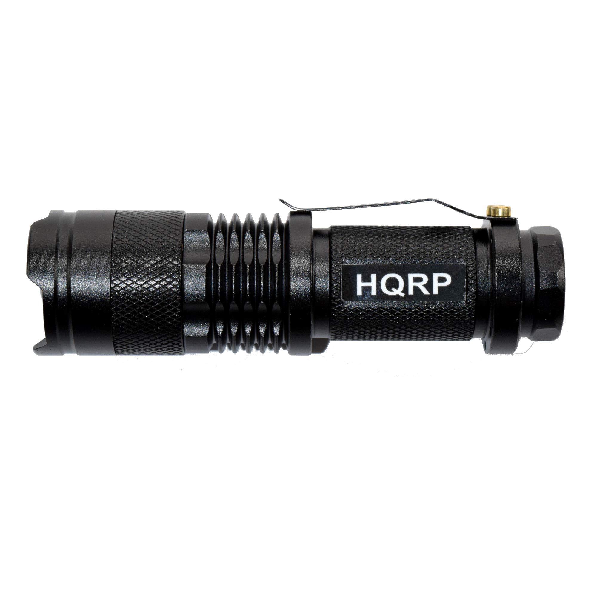 HQRP HQRP Professional 365 nM 3 Watt LED Gemstone and Mineral Inspection Identification Fluorescence Glow Flashlight Blacklight