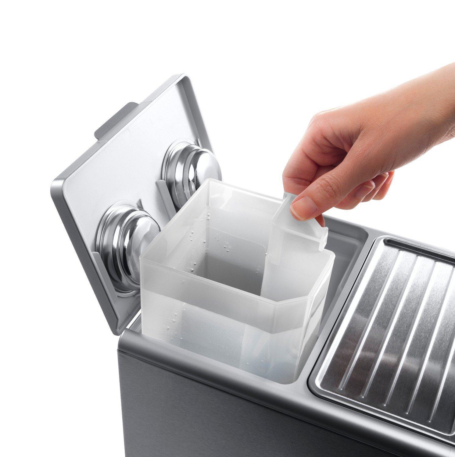 De'Longhi De'Longhi 15 Bar Pump Espresso and Cappuccino Machine with Premium Adjustable Frother, Stainless Steel, ECP3630