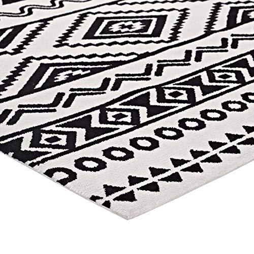 America Luxury - Rug Modern Contemporary Living Lounge Room Area Rug Floor Carpet, Style, Fabric, Multi White