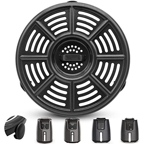 GCQ Air fryer Accessories for Ninja AF101 AF161 AF150 Air Fryer, 8.2\'\' Round Food Grade Air Fryer Grill Pan Grill Plate Crisper Plate Replacement Parts Tray Rack Compatible Ninja Foodie Pressure Cooker