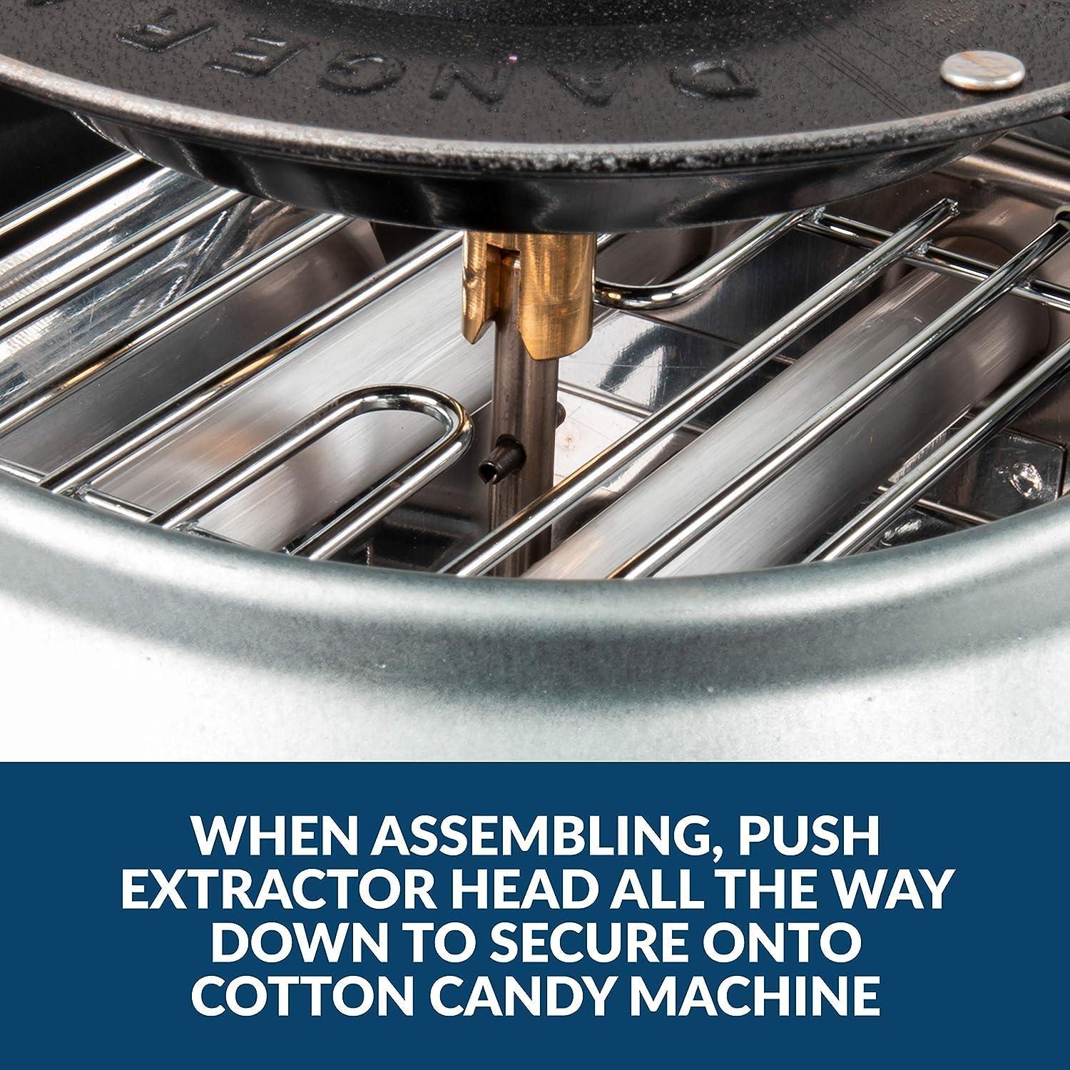 Nostalgia Nostalgia Cotton Candy Machine - Retro Cotton Candy Machine for Kids with 2 Reusable Cones, 1 Sugar Scoop, and 1 Extractor Head Retro Red