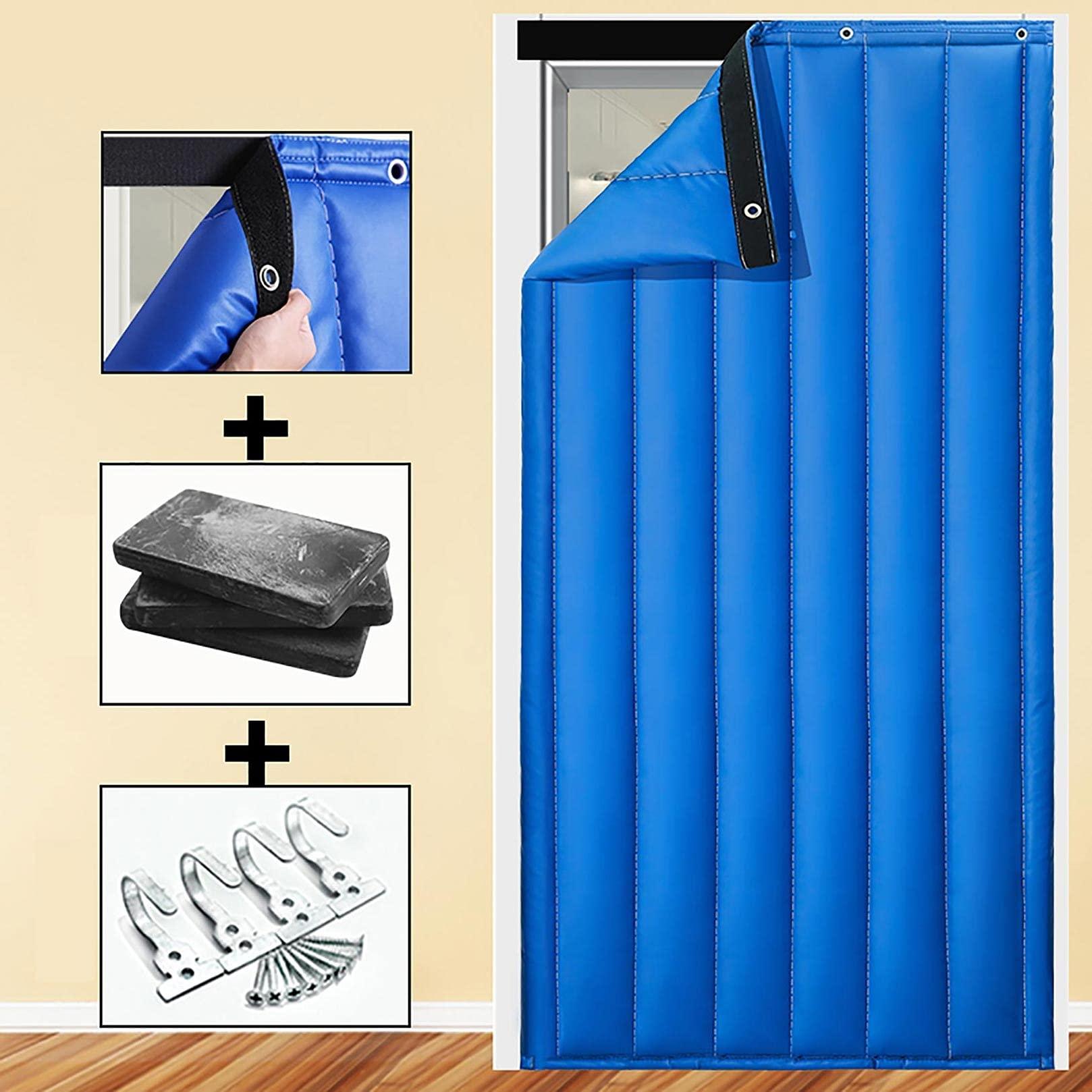 MMCJIES MMCJIES Doorway Curtains,Thermal Insulated Door Curtain,Screen Door,Insulation Blanket,Warm Windproof, Thicken Cotton Curtain,Household Soundproof Winter Full Size Customizable,Easy Install