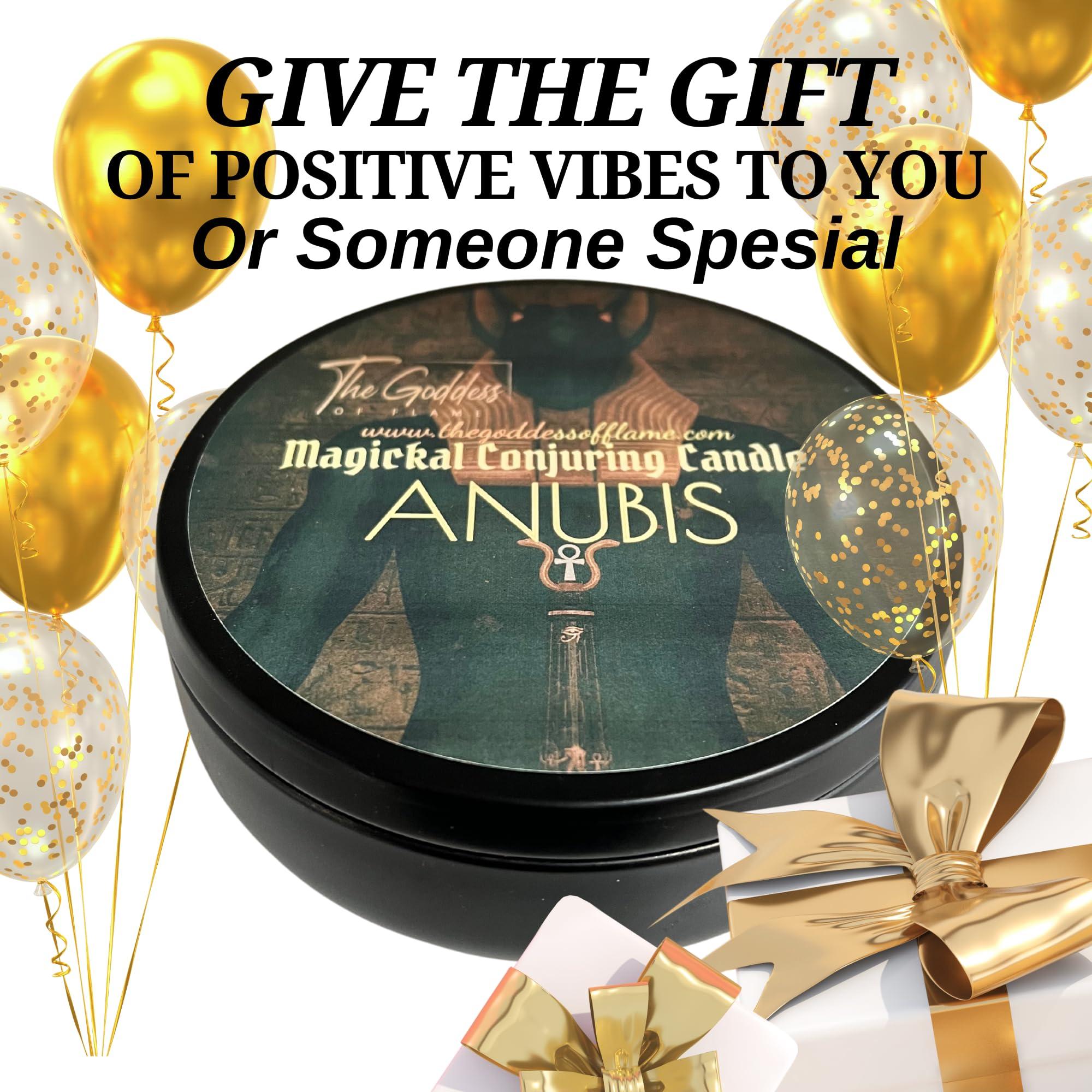 The Goddess of Flame Anubis Spiritual Candle (16 oz)