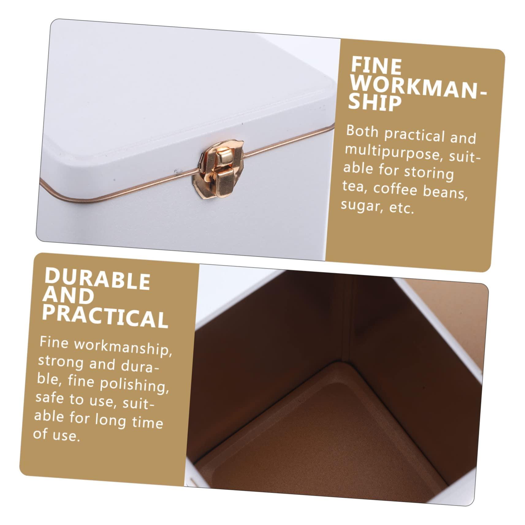 Zerodeko Tea Tea Storage Containers Tea Container Canister with Airtight Lids Tea Bag Storage Jar Food Storage Container Food Storage Jar Tea Tin Canister Tea Storage Canister