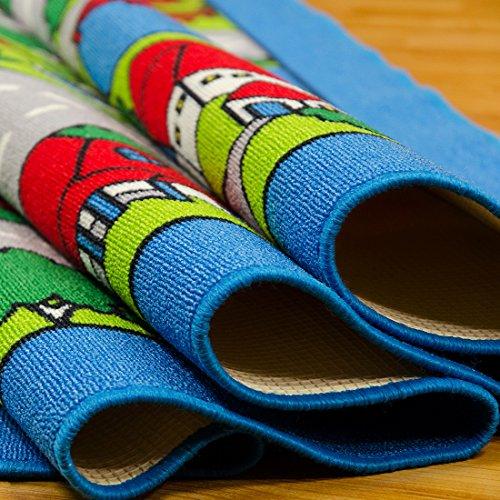 Champion Rugs Children\'s Play Village Mat Town City Roads Rug Carpet (3 Feet X 5 Feet)