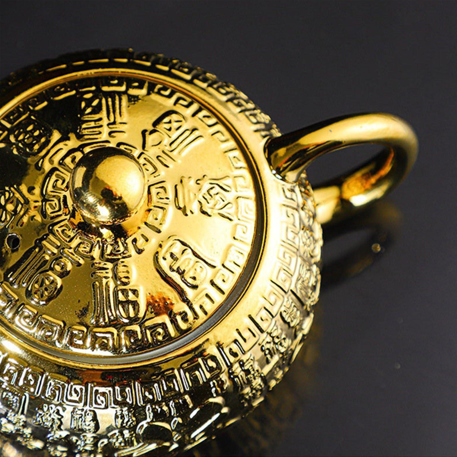 HMLTD Chinese/Japanese Tea Set 24k Gold-plated Kung Fu Teaset Chinese Travel Tea Sets Luxury Bone China Tea Pot Teacup Tea Accessories Gift Box Packaging Portable Teapot Set Tea Gift set (Size : Gift box p