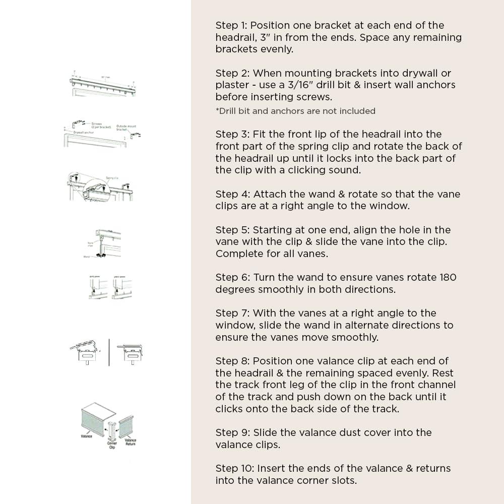 BlindDen BlindDen - Vinyl Vertical Window Blinds for Home - Vertical Blinds for Sliding Glass Doors - Silver - (48" W x 46" H)