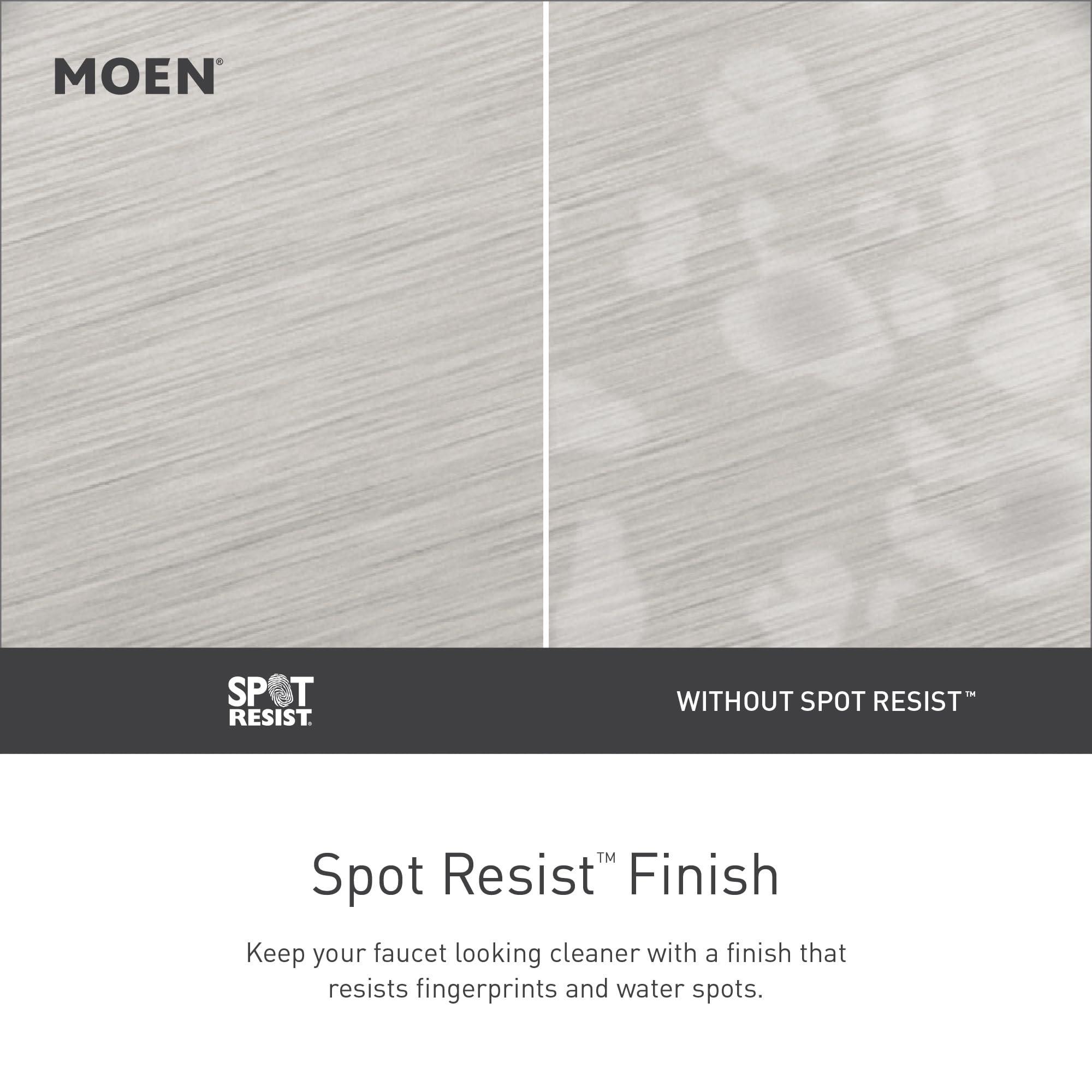 Moen Moen Spot Resist Stainless Deck Mounted Kitchen Lotion or Soap Dispenser with Above the Sink Refillable Bottle, 3942SRS