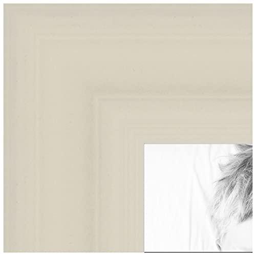 ArtToFrames ArtToFrames 4x25 Inch White Picture Frame, This 1.00 Inch Custom Wood Poster Frame is White - Comes with Foam Backing 3/16 inch and Regular Acrylic (FBPL0066-60823-YWHT-4x25)