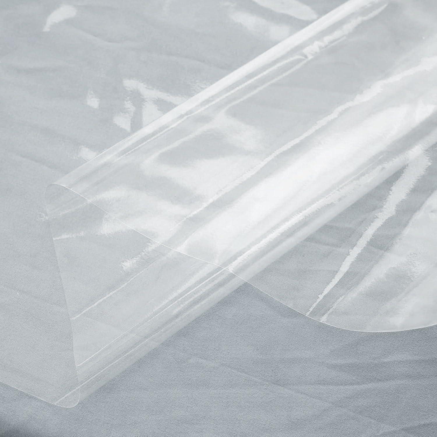 Bed Bath & Beyond Bed Bath & Beyond Premium Transparent Clear Plastic Tablecloth Protector for Dining Room Table 54\" x 54\"