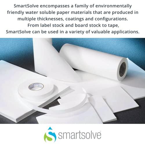 SmartSolve SmartSolve - IT117138 3pt Water-Soluble Paper, 8.5" x 11", White (Pack of 25)