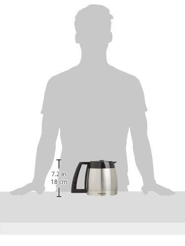 Cuisinart Cuisinart DCG-600RC 10-Cup Replacement Thermal Carafe with Lid, Compatible with Cuisinart Coffeemakers, Stainless Steel