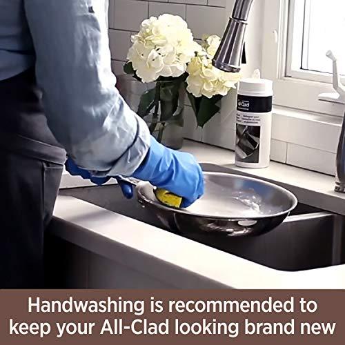 All-Clad All-Clad Copper Core 5-Ply Stainless Steel Sauce Pan 2 Quart Induction Oven Broiler Safe 600F Pots and Pans, Cookware Silver