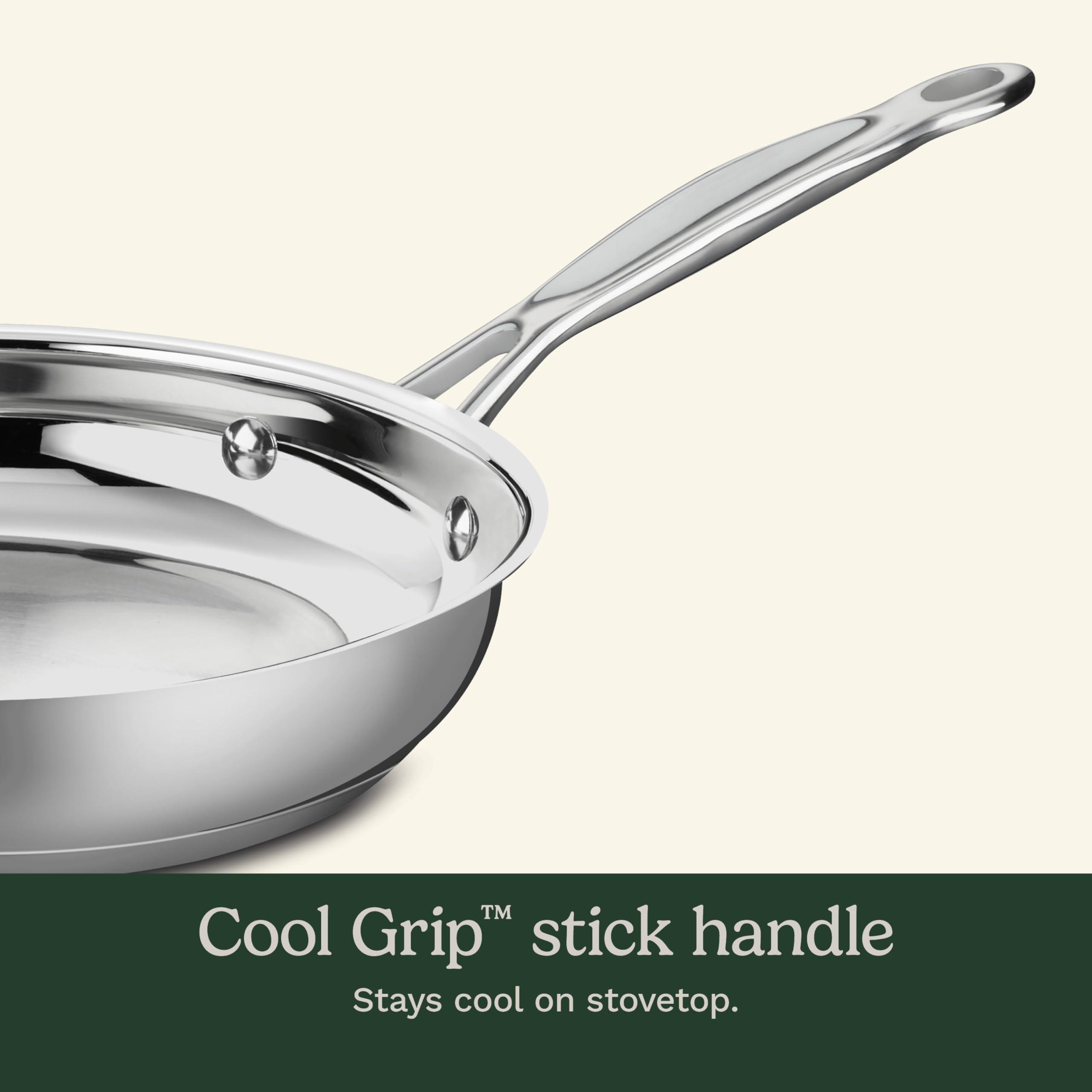 Cuisinart Cuisinart 10-Inch Open Skillet, Chef\'s Classic Stainless Steel Cookware Collection, 722-24