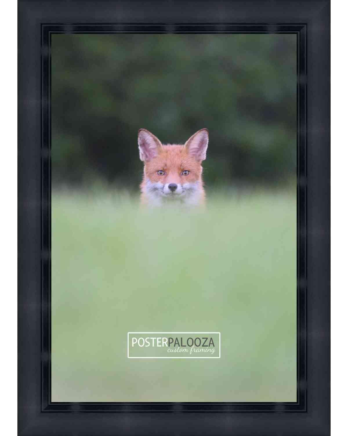 Poster Palooza Poster Palooza 21x15 Contemporary Black Complete Wood Picture Frame with UV Acrylic Plexiglass, Foam Board Backing & Hardware Included