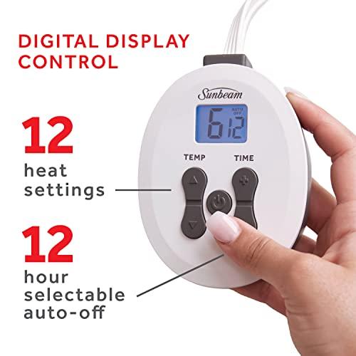 Sunbeam Sunbeam Restful Quilted Water Resistant Heated Mattress Pad - Queen