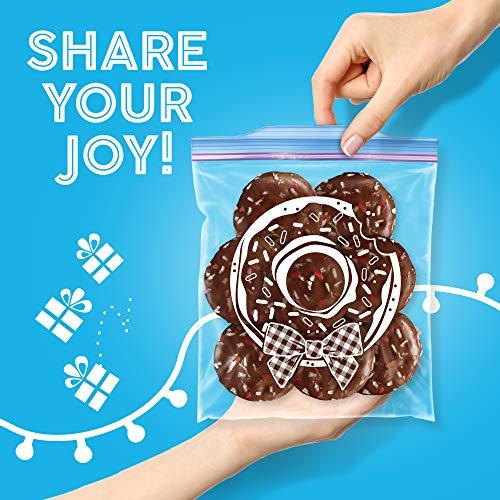 Ziploc Ziploc Gallon Food Storage Freezer Bags, Grip \'n Seal Technology for Easier Grip, Open, and Close, 38 Count, Holiday Designs